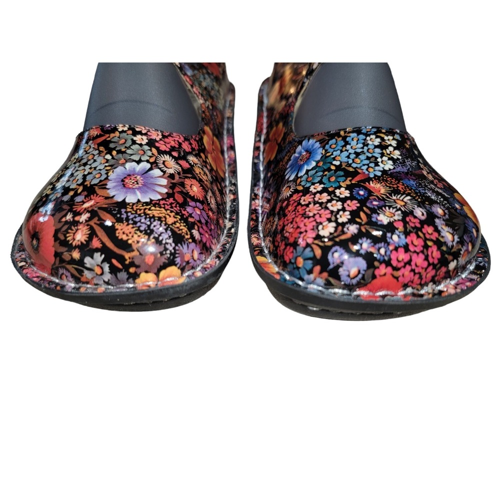 Alegria Paloma Midnight Garden Patent Leather Shoes Comfort Walking US 11.5 -12 - Picture 7 of 12
